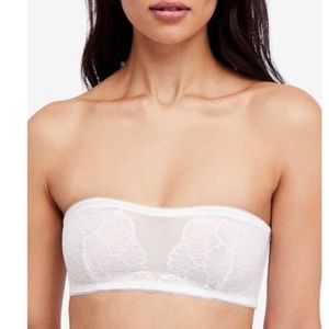 NWT Free People Malinda White Bandeau Bra Bralette